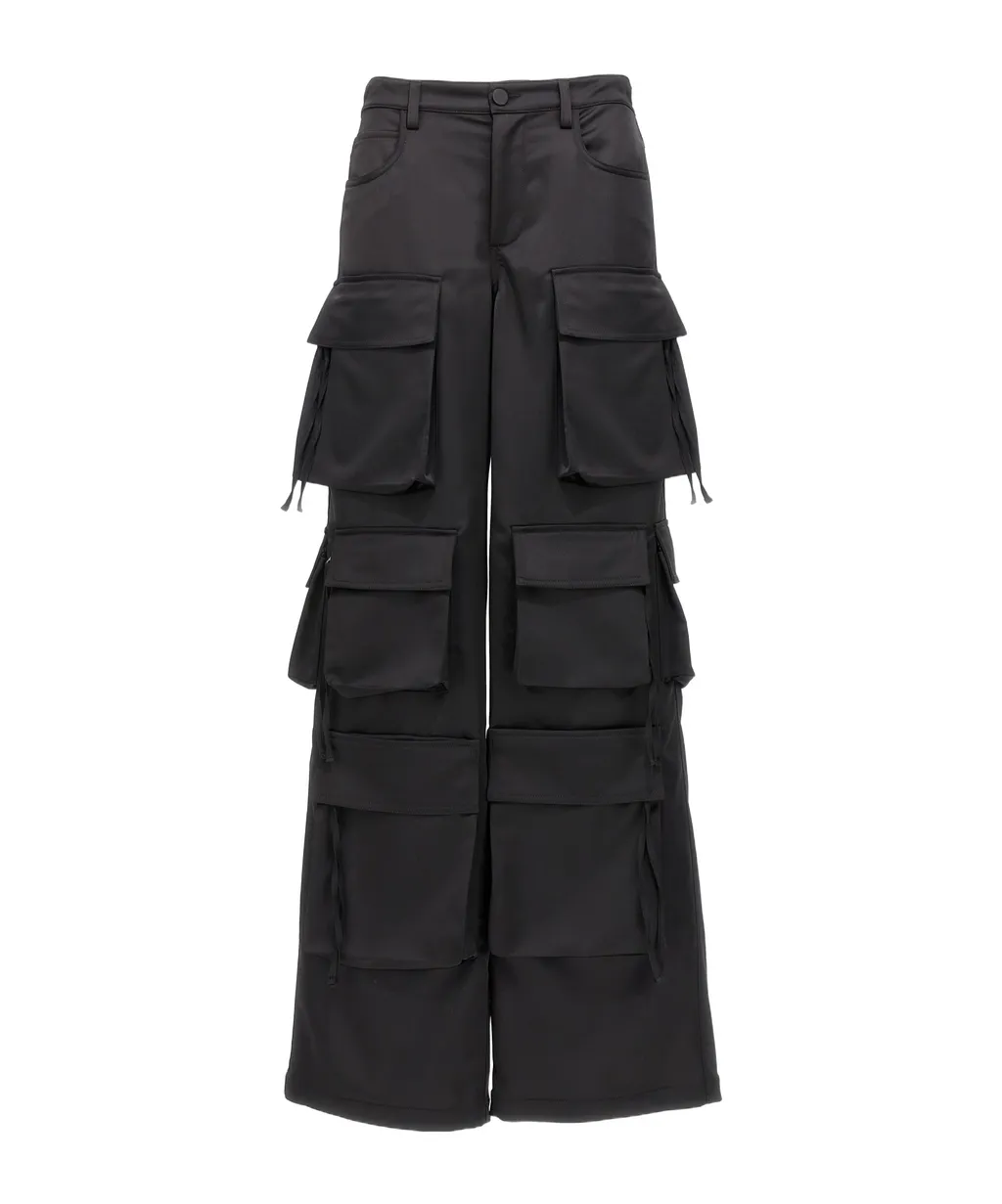 Straight Leg Cargo Pocket Trousers