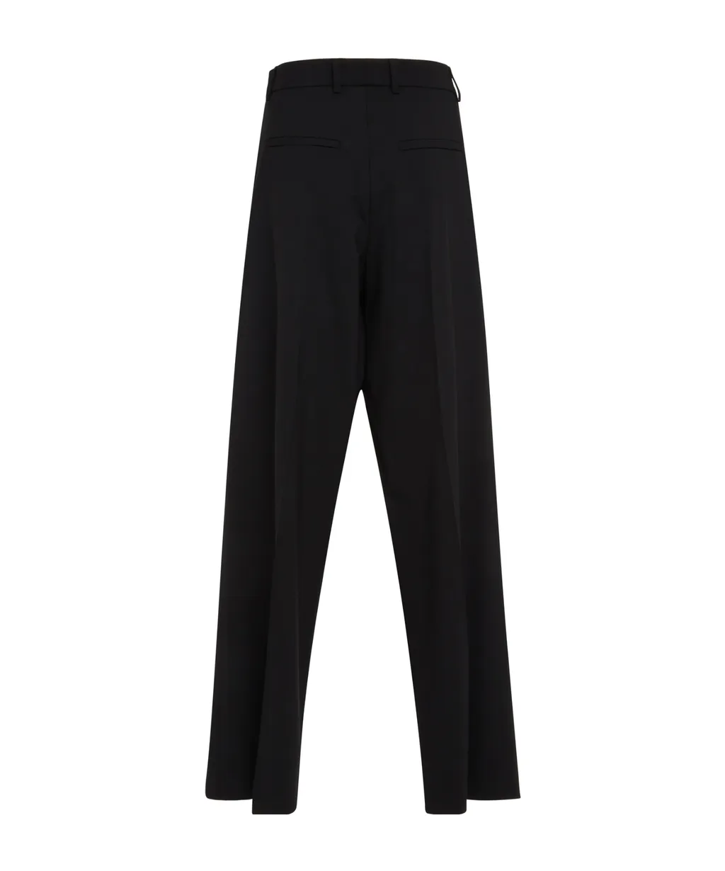 Casual Pants With Waist And Loop Straps