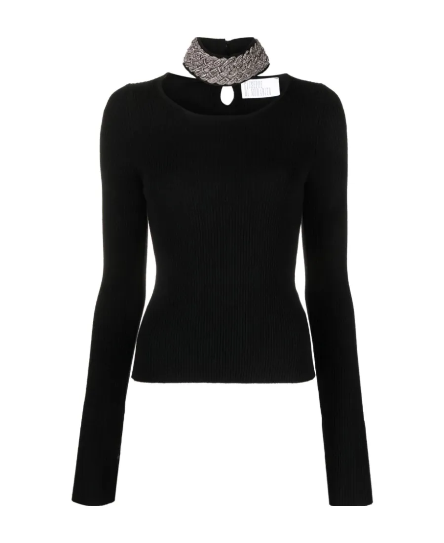 Embellished Knitted Jumper