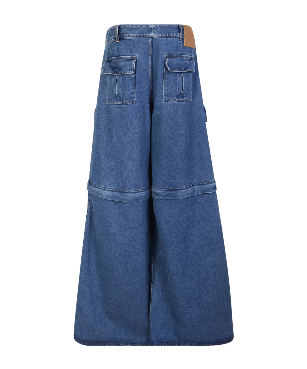 High-Waisted Wide-Leg Jeans