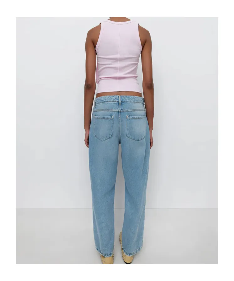 Tachas Wide-Leg Jeans