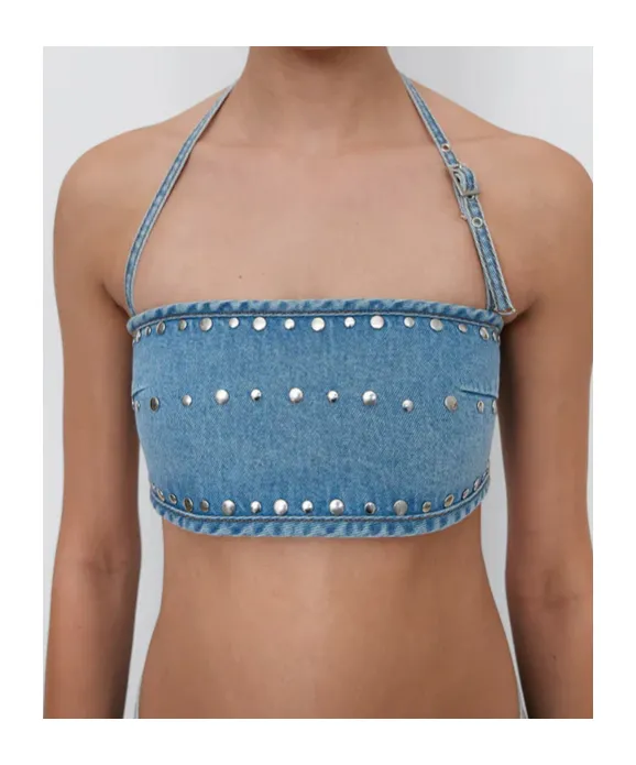 Luna Studded Crop Top