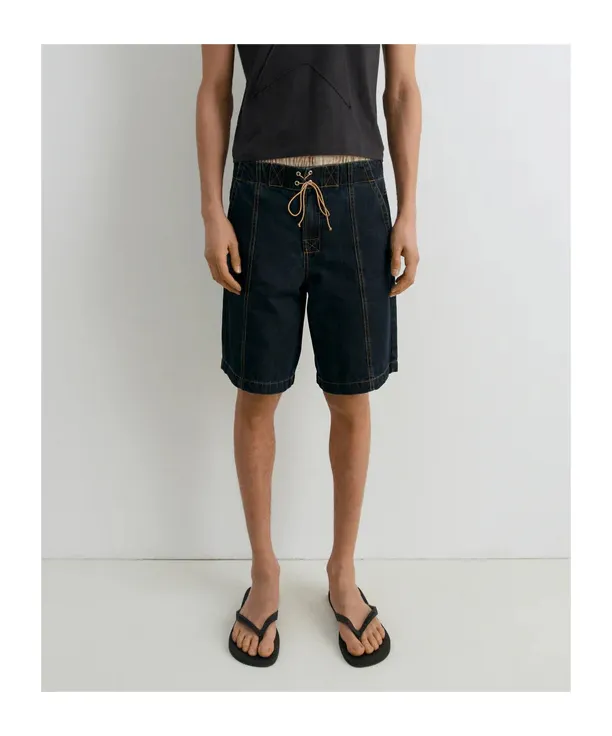 Relaxed Fit Drawstring Shorts