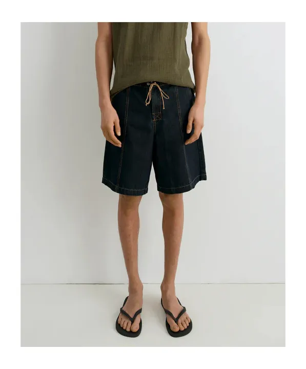 Relaxed Fit Drawstring Shorts