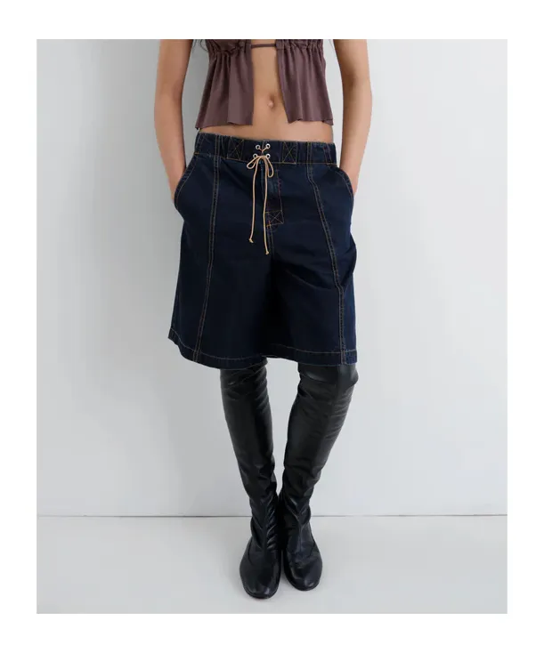 Relaxed Fit Drawstring Shorts