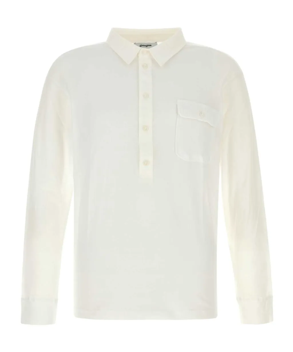 Classic Button-Up Polo Shirt, 1