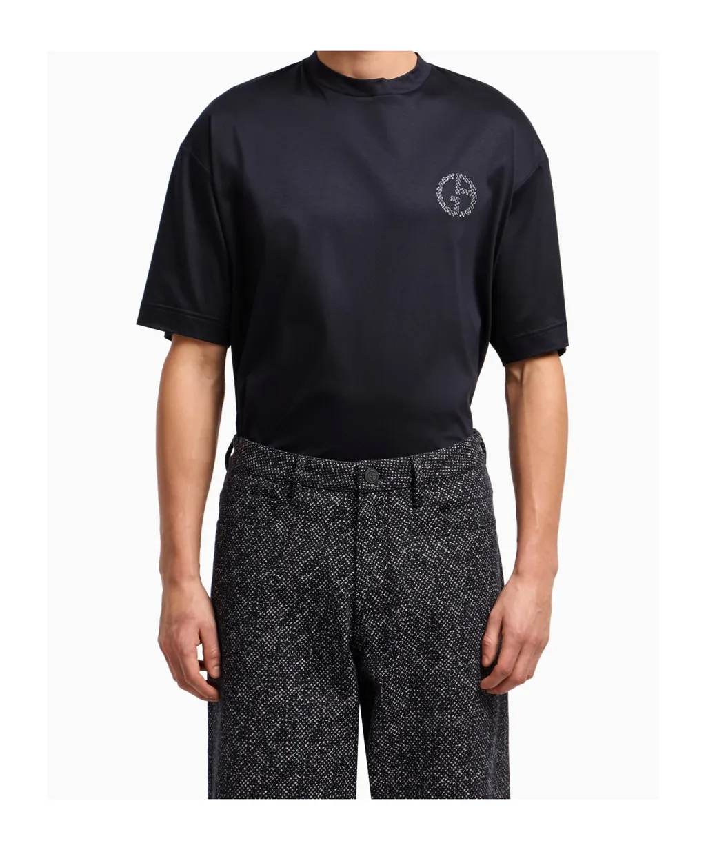 Logo-Embroidered Crewneck T-Shirt