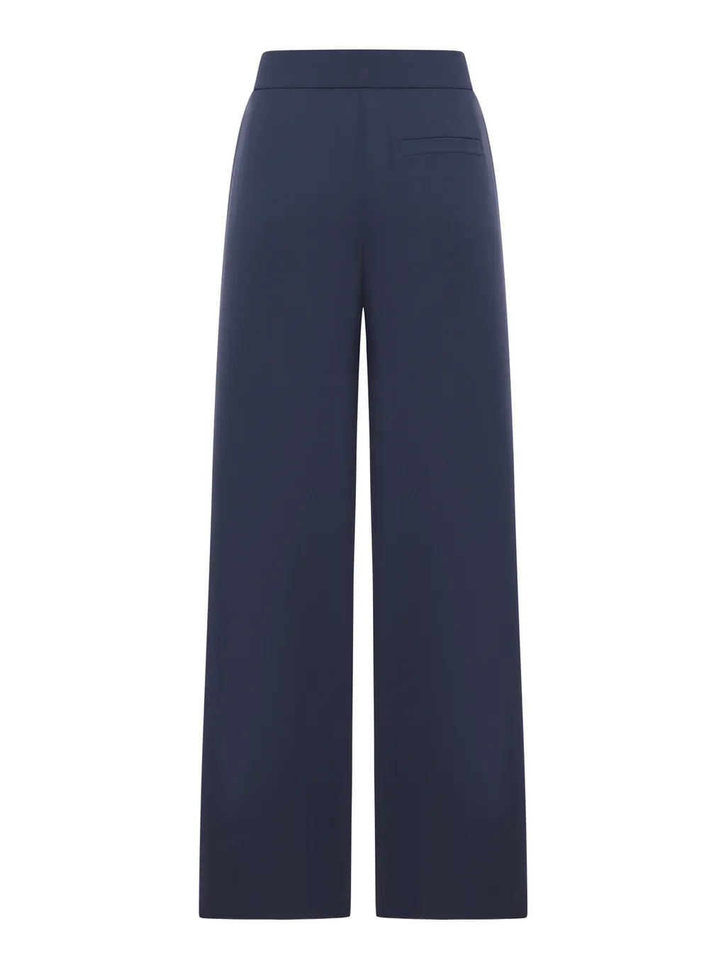 High-Waisted Wool Trousers
