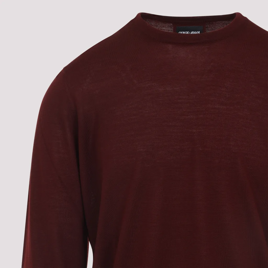 Crew-Neck Wool Sweater