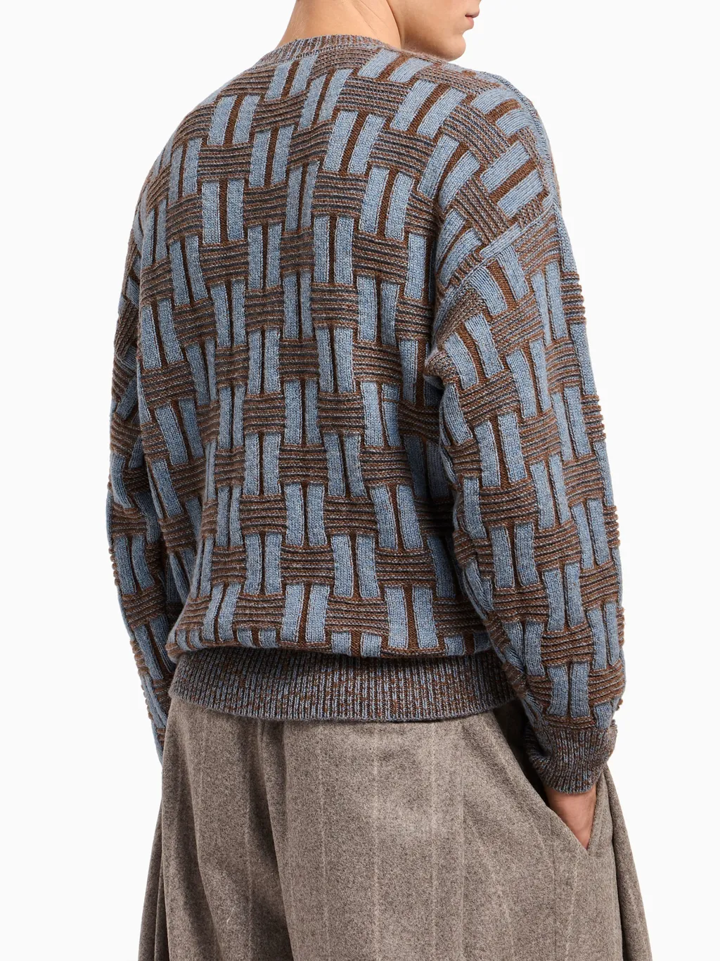 Geometric-Pattern Sweater