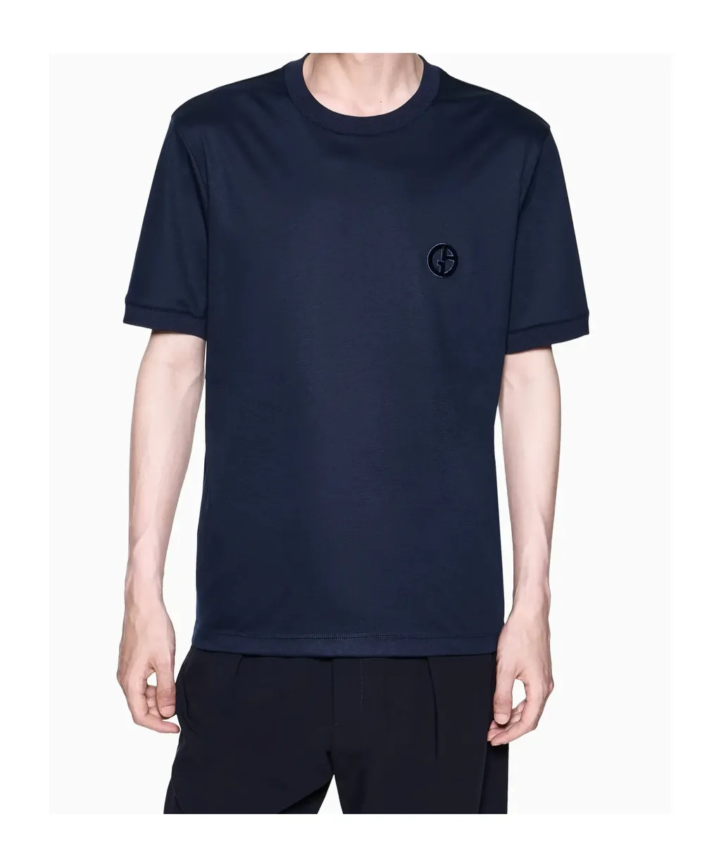 Logo Embroidered Crewneck T-Shirt