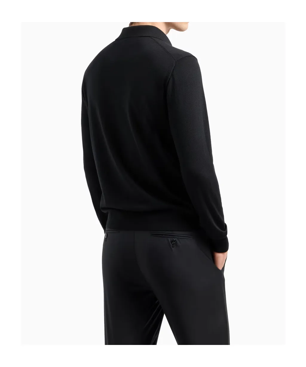 Long-Sleeve Polo Shirt