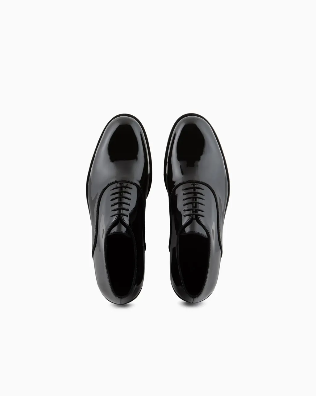 Patent-Leather Lace-Up Shoes