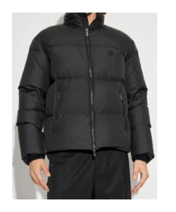 Logo-Embroidered Quilted Jacket
