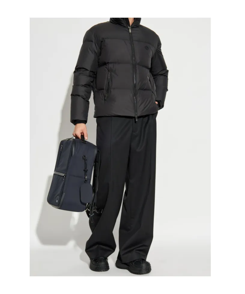 Logo-Embroidered Quilted Jacket