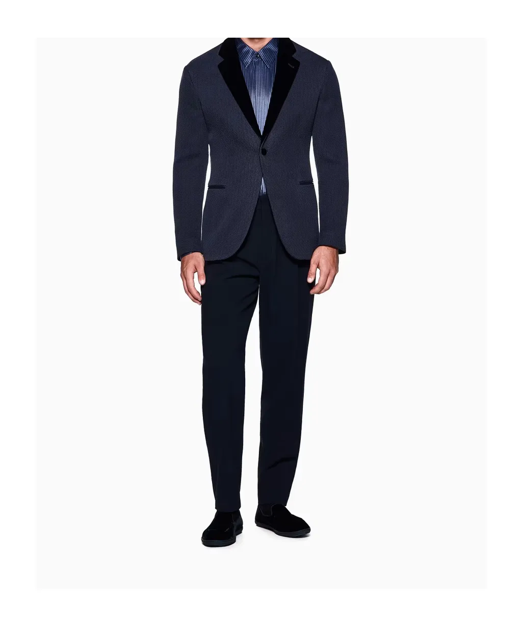 Pleated Wool Straight-Leg Trousers