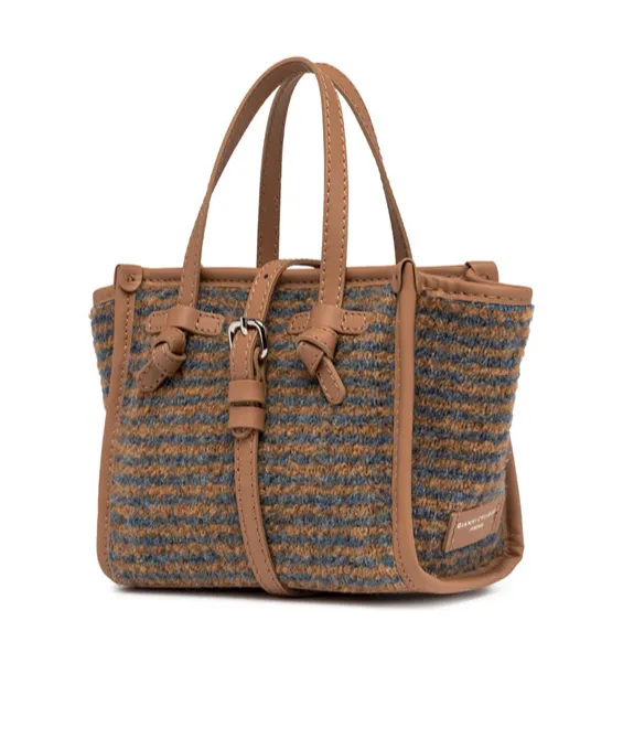 Miss Marcella Striped Tote Bag