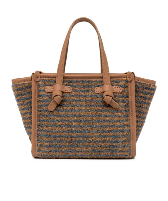 Miss Marcella Striped Tote Bag