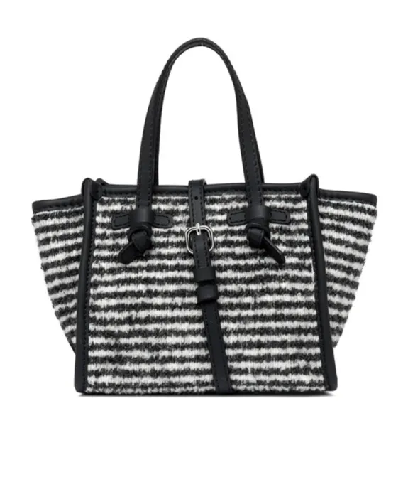 Miss Marcella Striped Tote Bag