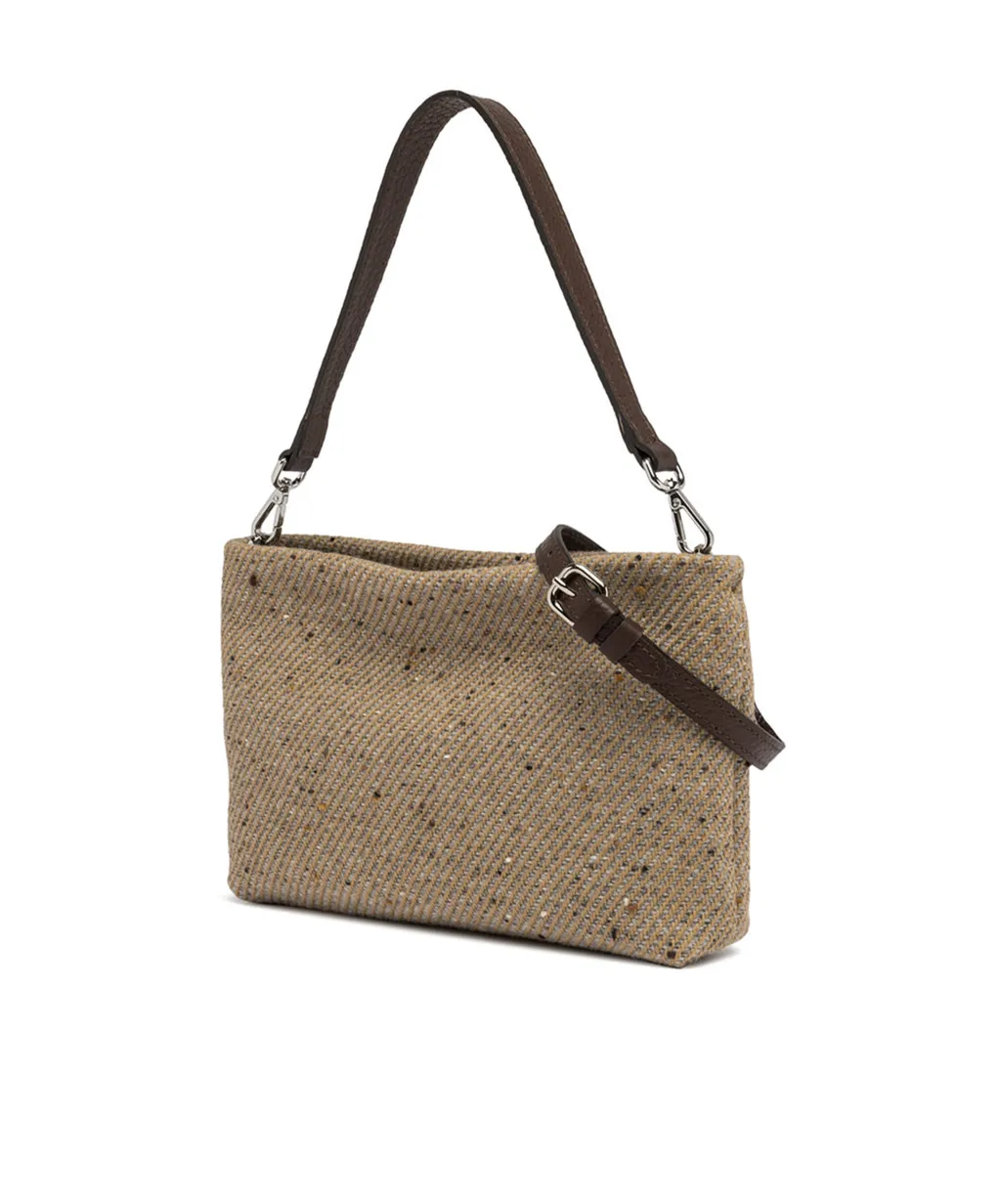 Zippered Shoulder Bag