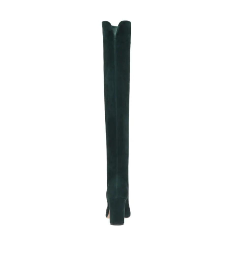Block Heel Over-The-Knee Boots