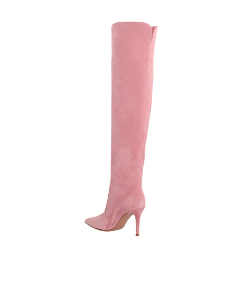 90Mm Hansen Suede Knee-High Boots