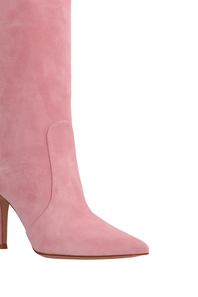 90Mm Hansen Suede Knee-High Boots