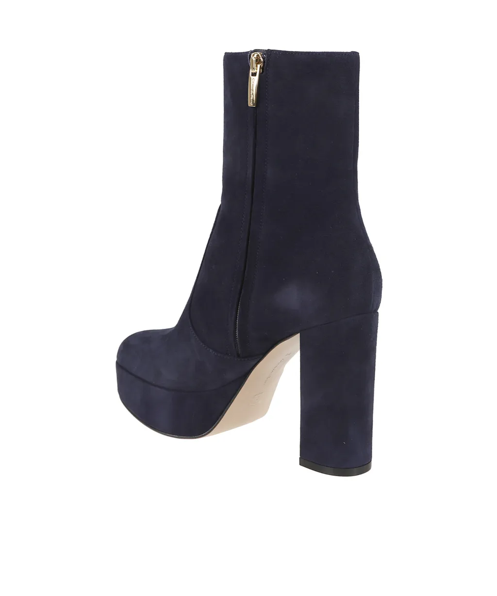 Block Heel Platform Boots