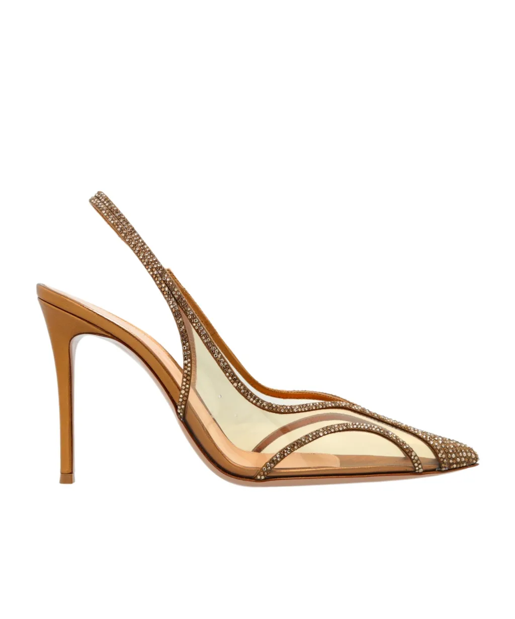 Brenda Embellished Slingback Pumps