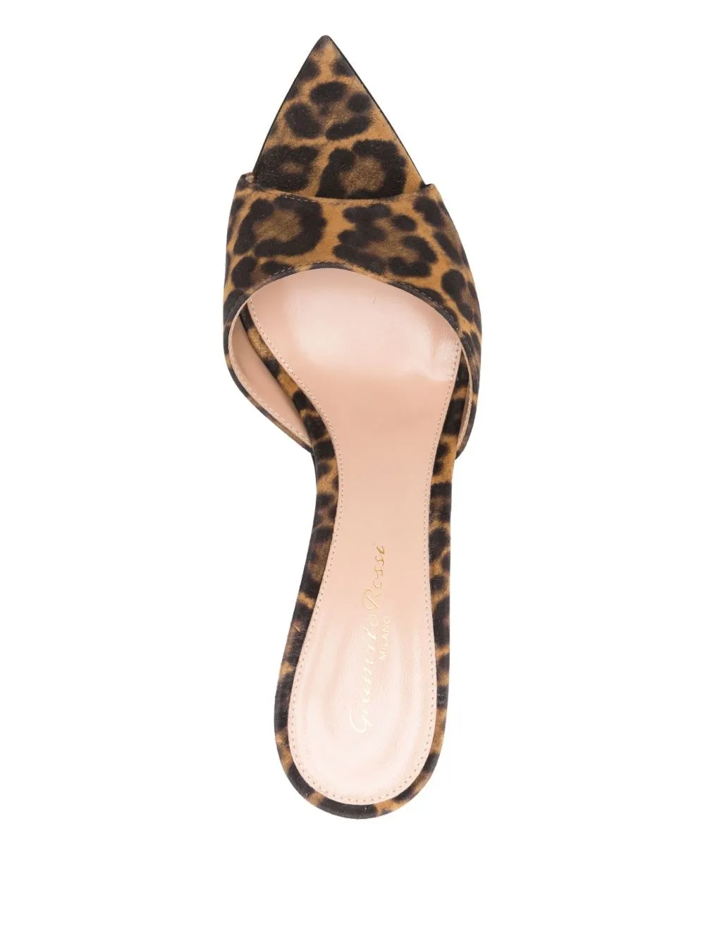 90Mm Leopard-Print Open-Toe Mules