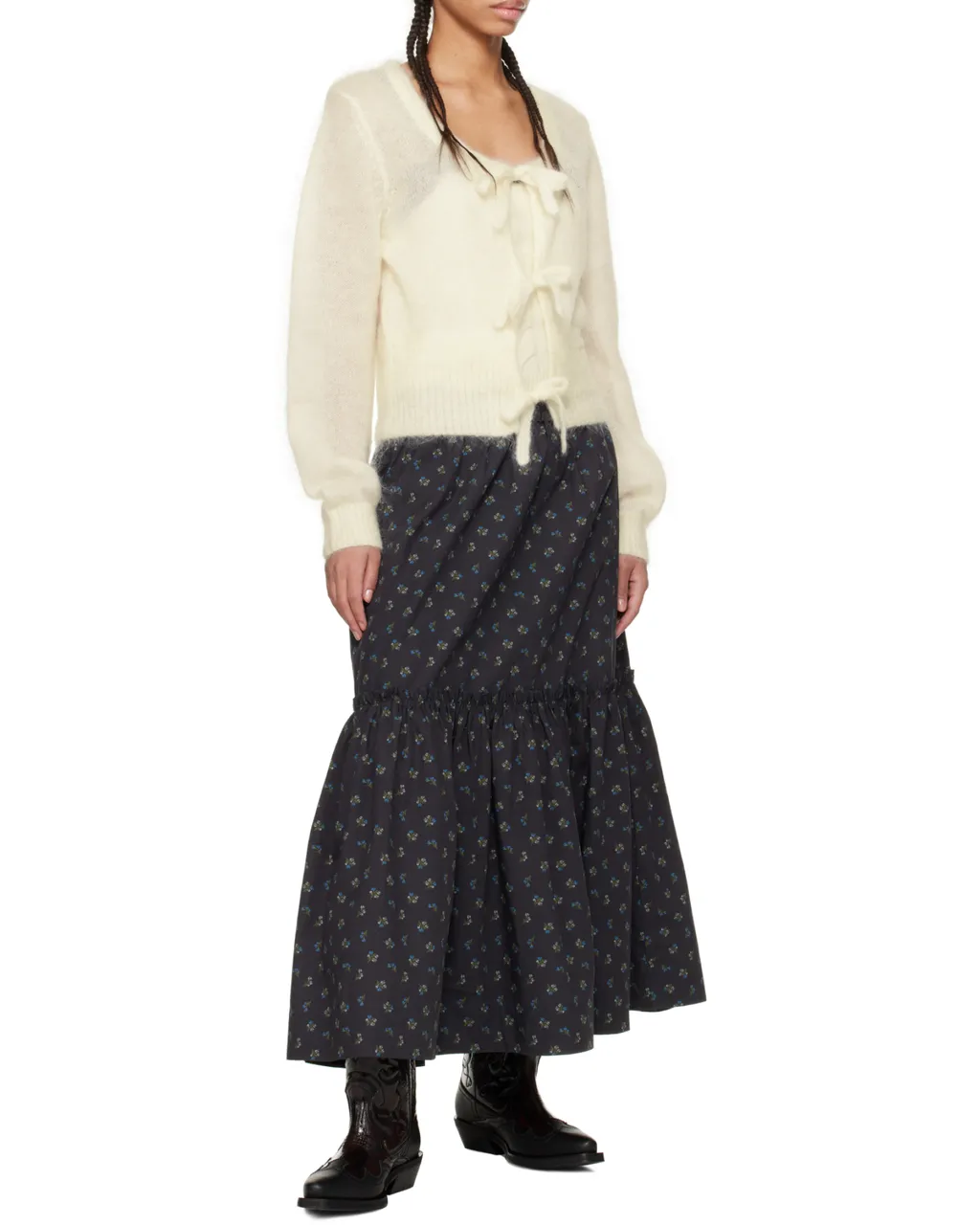 Floral Printed Maxi Skirt