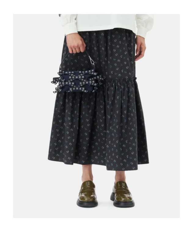 Floral Printed Maxi Skirt