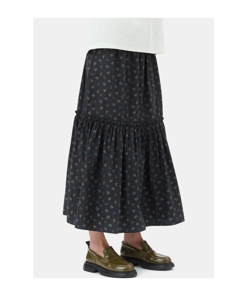 Floral Printed Maxi Skirt
