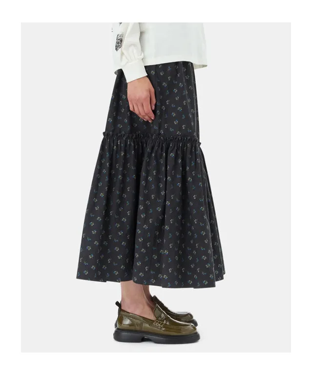 Floral Printed Maxi Skirt