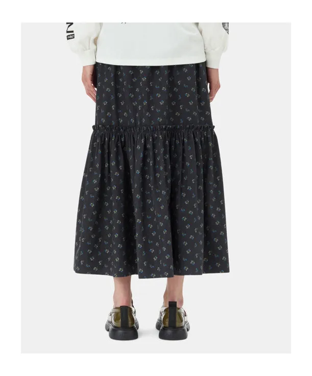 Floral Printed Maxi Skirt