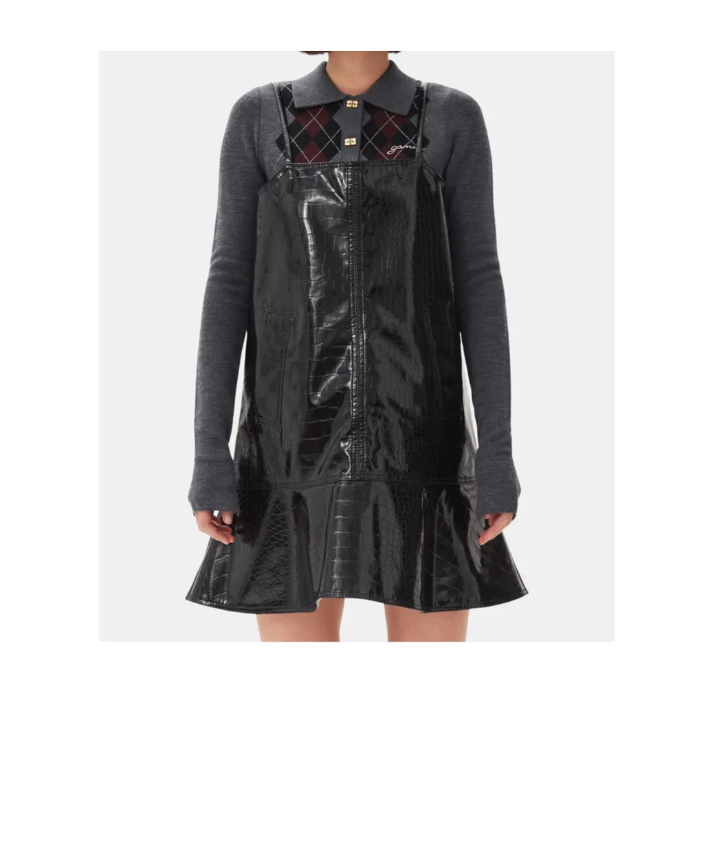 Future Coated Mini Dress