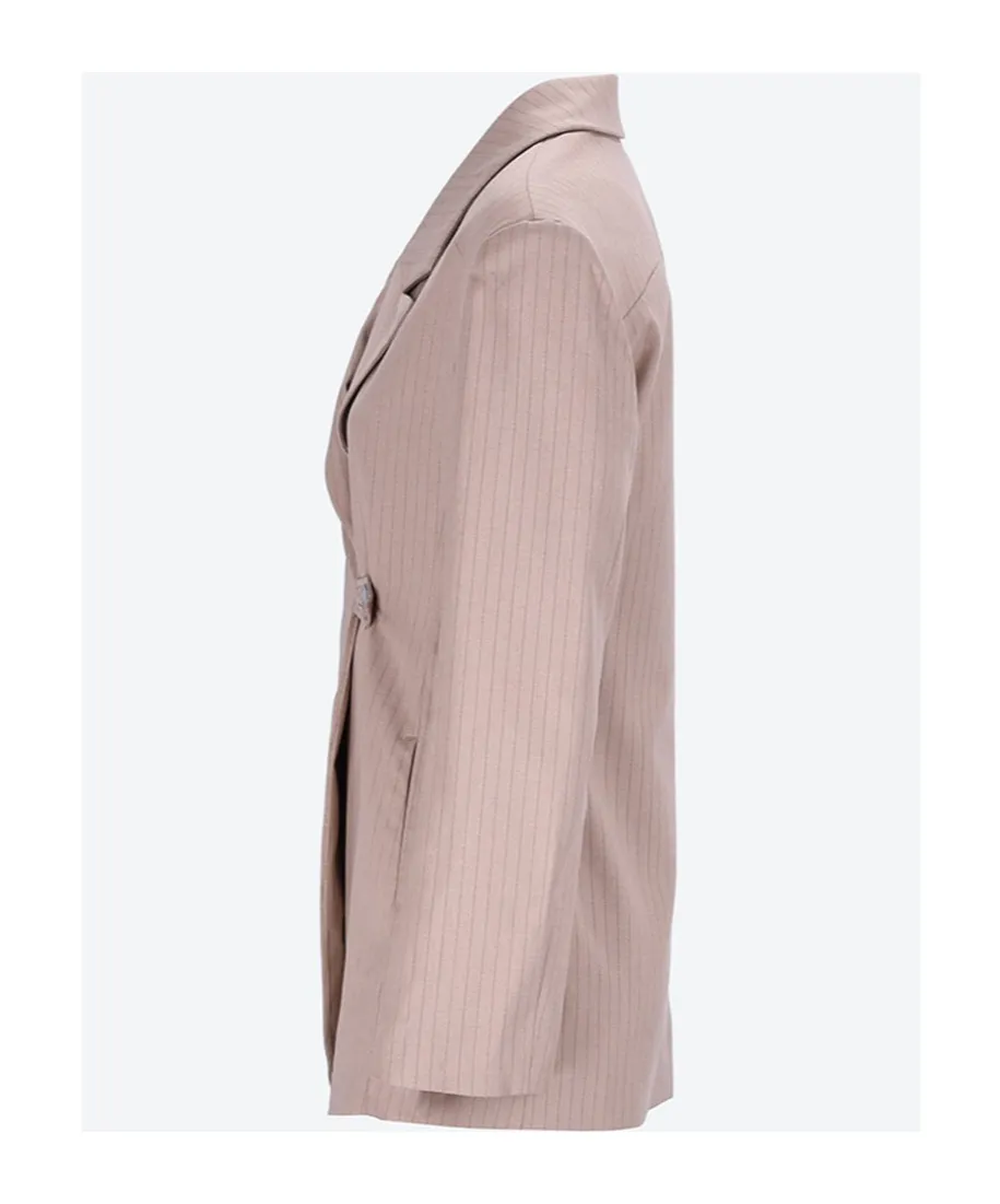 Blazer With Striped Pattern
