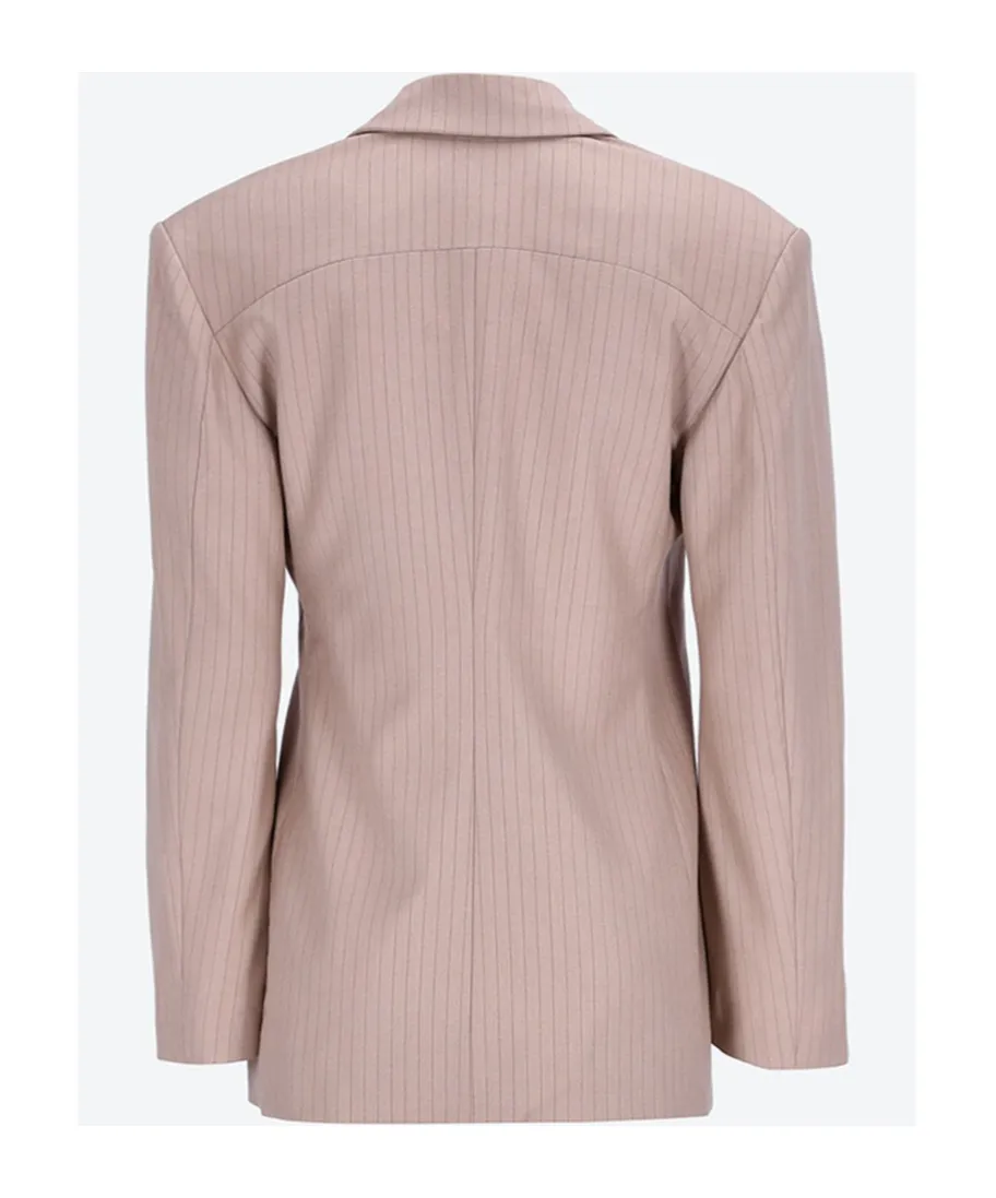 Blazer With Striped Pattern