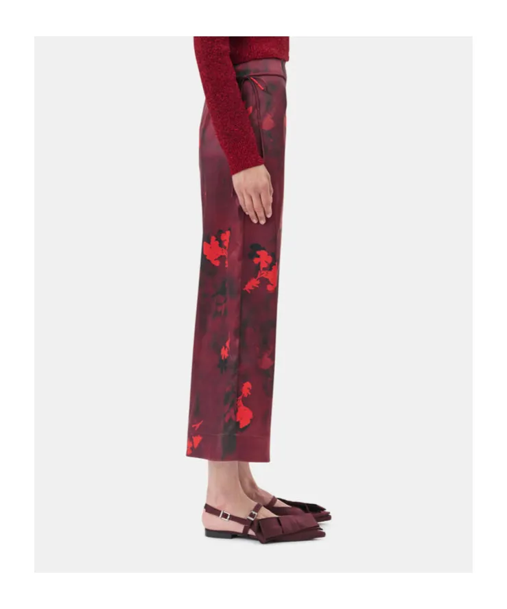 Big Bow Slingback Flat Shoes