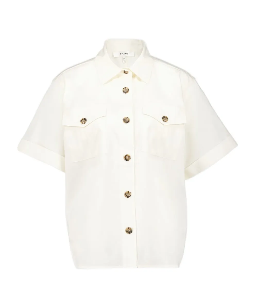 Patch-Pocket Cotton Shirt