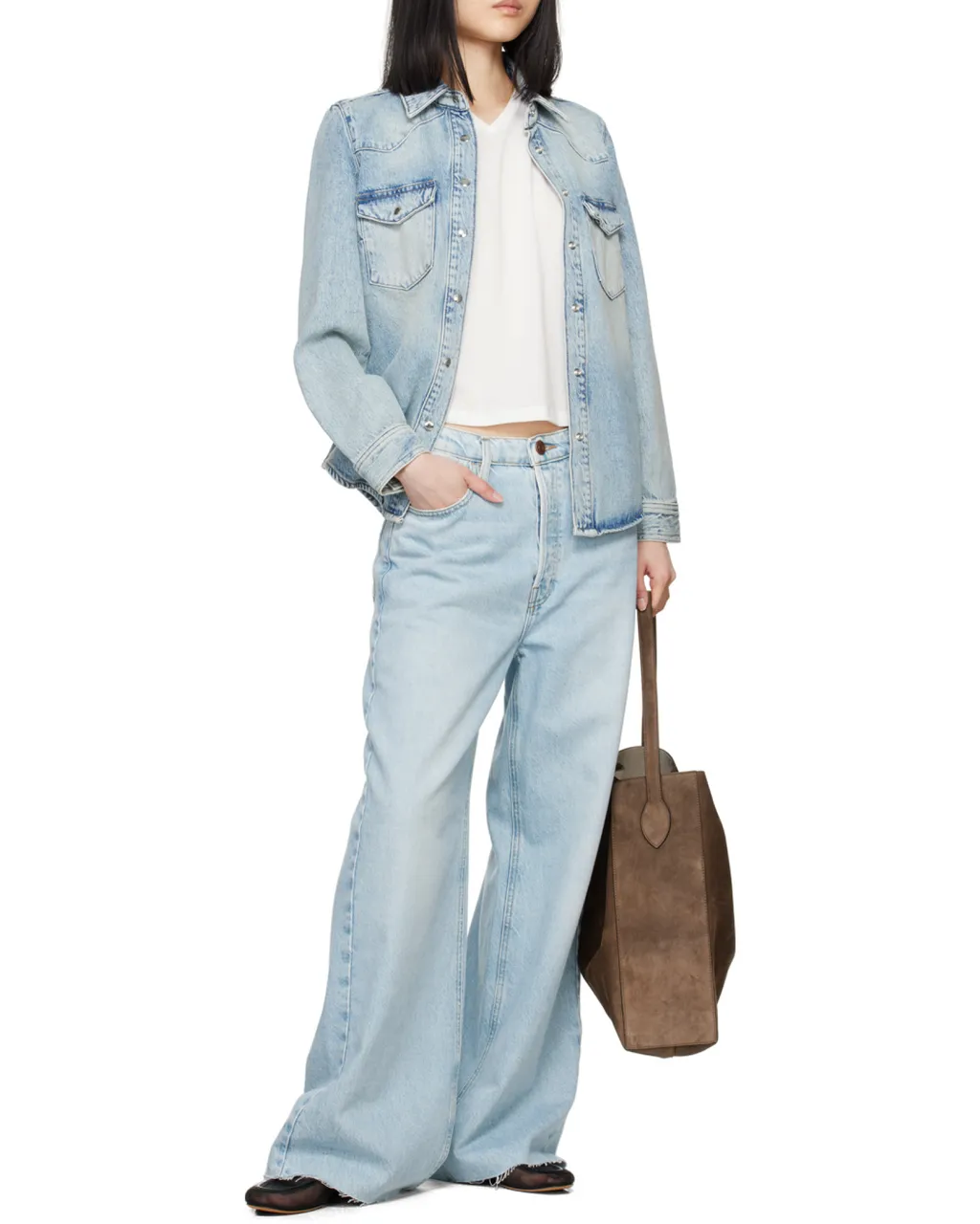 Le Low Baggy Wide Leg Jeans