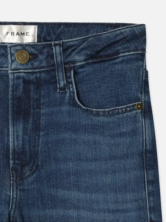 Le Crop Mini Boot Cascade Flared Jeans