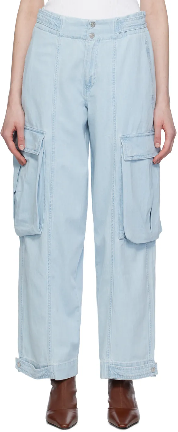 Wide-Leg Cargo Jeans