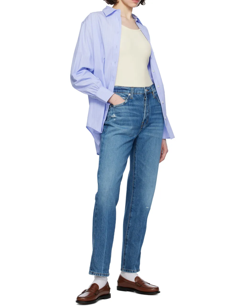 Le Mec Mid-Rise Boyfriend Jeans