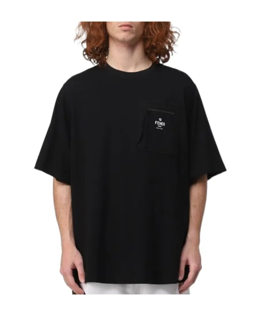 Zip-Pocket Short-Sleeve T-Shirt