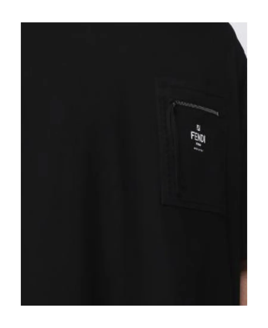 Zip-Pocket Short-Sleeve T-Shirt
