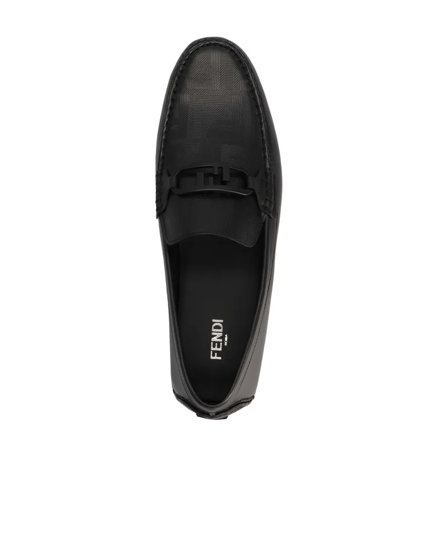 Logo Detailed Slip-On Loafers