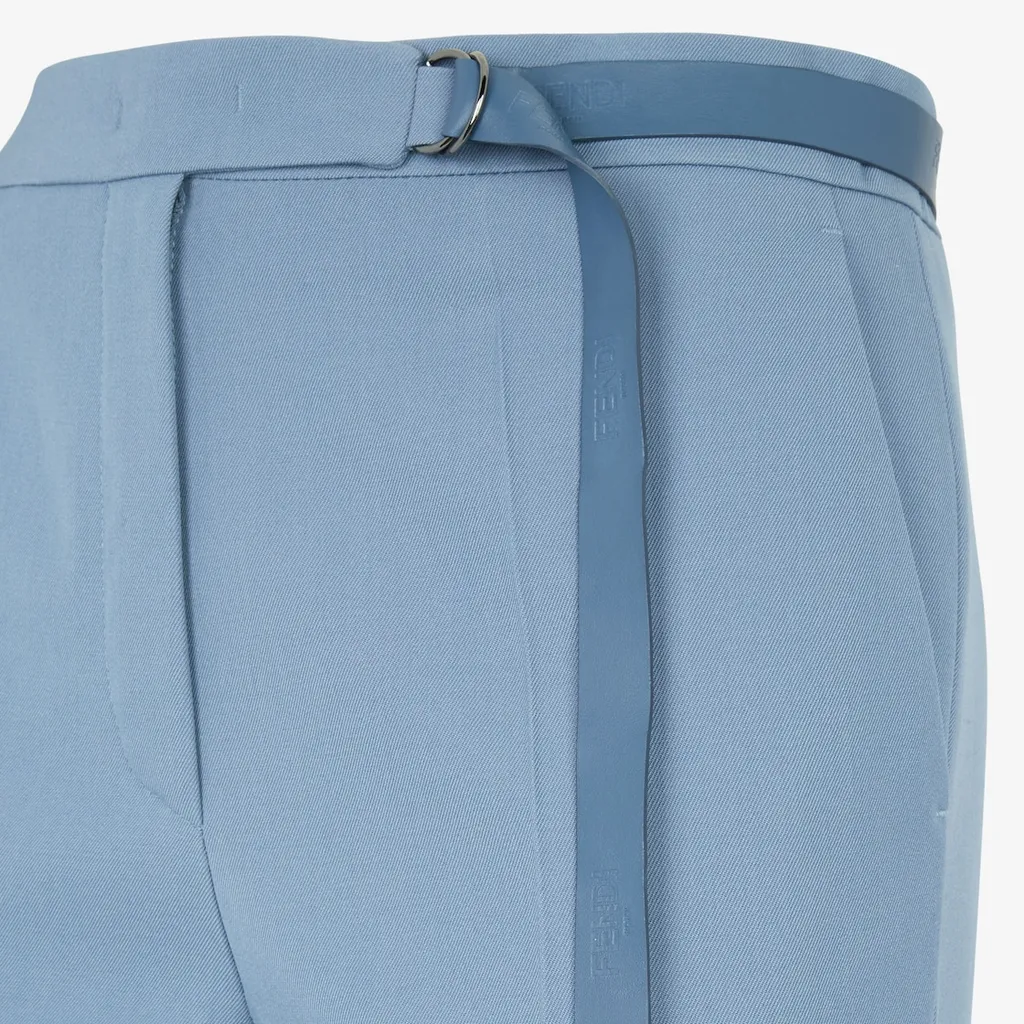 Wool Gabardine Trousers