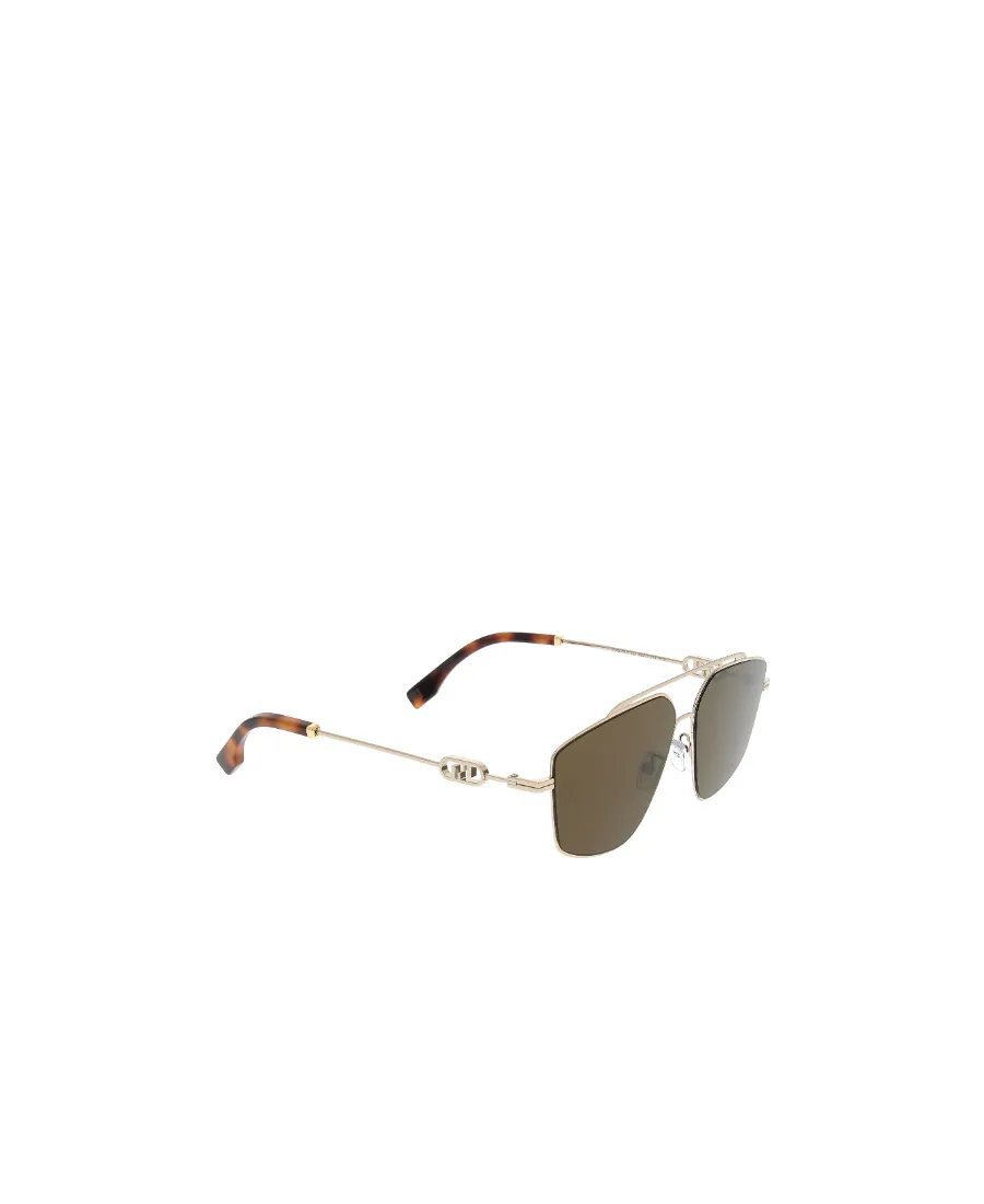 Geometric Frame Sunglasses