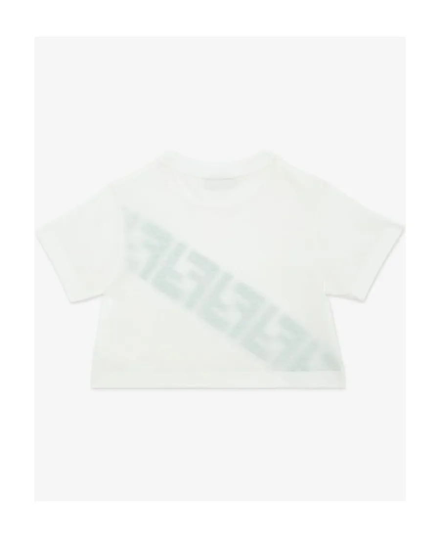 Logo Printed Cropped T-Shirt